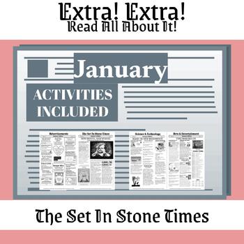 Preview of Monthly Student Informational Newspaper January Edition