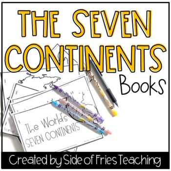 Preview of The Seven Continents and Oceans Closed Reading Activity Books (Half Pages)