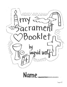 Preview of Catholic 7 Sacraments Activity Booklet