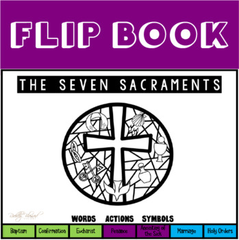 Preview of The Seven Sacraments Flip Book & Answers