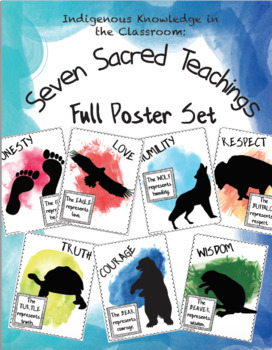 Preview of The Seven Sacred Teachings: Full Poster and Activity Set