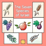 The Seven Species of Israel Coloring Page!