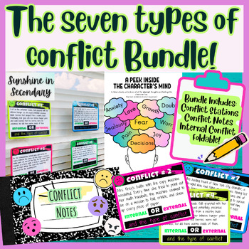 Preview of The Seven Types of Conflict Bundle