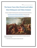 The Seven Years War (French and Indian War)-Webquest and V