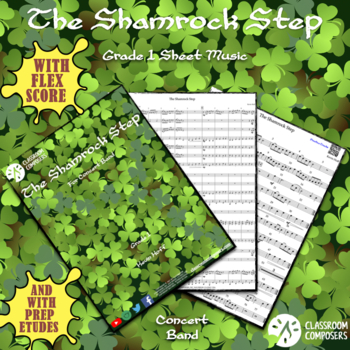 Preview of The Shamrock Step | Grade 1 Sheet Music | Flex Concert Band