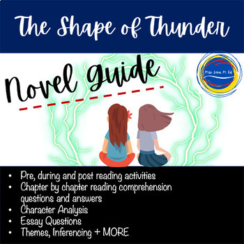 Preview of The Shape of Thunder by Warga Middle School Novel Guide