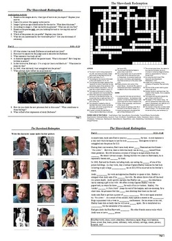Preview of The Shawshank Redemption Study Guide - Resources Bundle