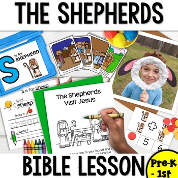 The Shepherds Visit Jesus Bible Lesson & Craft For Christian Sunday ...