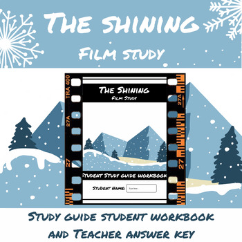 Preview of The Shining Film Study Student Workbook and Answer Key (+psychoanlysis theory)