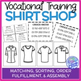 The Shirt Shop- A Printable Retail Vocational Task for Aut