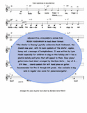 The Shofar is Blowing -  Song for Rosh Hashanah lead sheet format