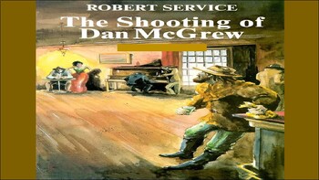 Preview of The Shooting of Dan McGrew Slide-Show Poem x4 -Robert Service Gold Rush