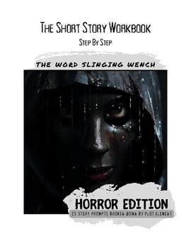 Preview of The Short Story Workbook, Step by Step - Horror Edition
