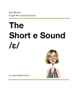 Preview of The Short e Sound - Pronunciation Practice eBook with Audio
