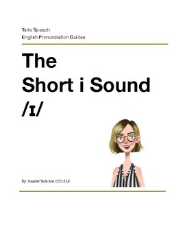 Preview of The Short i Sound - Pronunciation Practice eBook with Audio