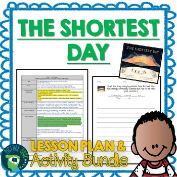 Preview of The Shortest Day by Susan Cooper Lesson Plan and Activities