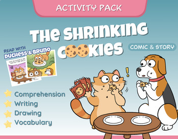 Preview of The Shrinking Cookies - Comic and Story Activity Pack