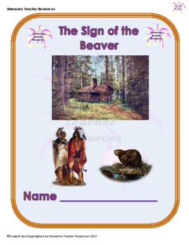 Preview of The Sign of the Beaver Complete Study Guide
