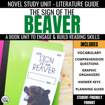 Preview of The Sign of the Beaver Novel Study: Comprehension & Vocabulary Activities
