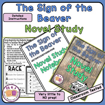 Preview of The Sign of the Beaver Novel Study Packet