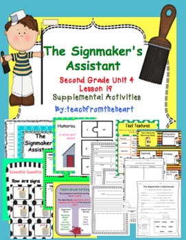 Preview of The Signmaker's Assistant (Journeys Second Grade Unit 4 Lesson 19)