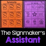 The Signmaker's Assistant Journeys Second Grade