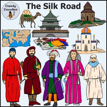 Preview of The Silk Road Clip Art