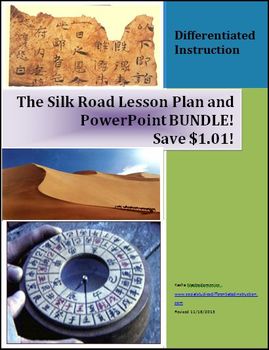Preview of The Silk Road Lesson Plan & PowerPoint Bundle