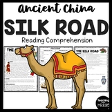 The Silk Road Reading Comprehension Worksheet Ancient Chin