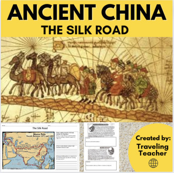 Preview of The Silk Road of Ancient China: Reading Passages + Comprehension Activities