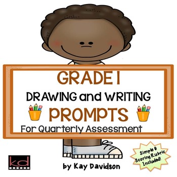 Preview of Drawing and Writing Prompts for Grade 1