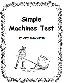 Preview of The Simple Machines Test and Study Guide
