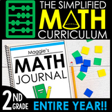 The Simplified Math Curriculum for 2nd Grade | ENTIRE YEAR BUNDLE