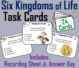 Six Kingdoms of Life Task Card Activity: Plants, Animals, 