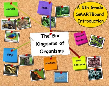 Preview of The Six Kingdoms of Organisms - A Fifth Grade SMARTBoard Introduction