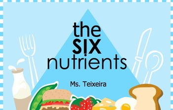 Preview of The Six Primary Nutrients- Nutrition Powerpoint