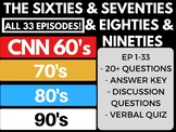 The Sixties + Seventies + Eighties+ Nineties  CNN Ep. 1-33 Bundle