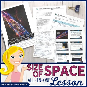 Preview of The Size of Space ALL-IN-ONE Lesson | Astronomy