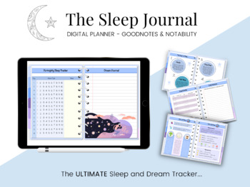 Preview of The Sleep Journal | Sleep and Dream Tracker | GoodNotes | Notability
