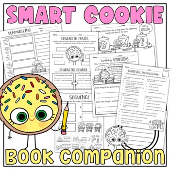 Preview of The Smart Cookie Printable No Prep Read Aloud Book Companion Activities
