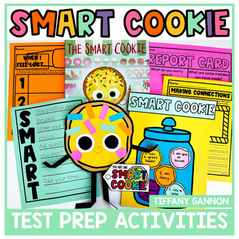 Preview of The Smart Cookie Test Prep Activities and Craft | Testing Motivation