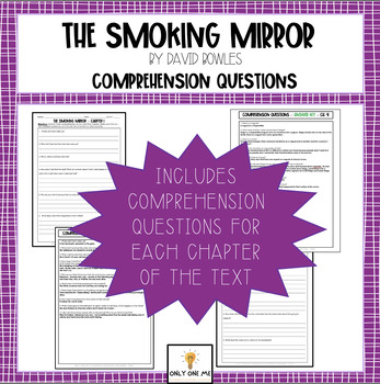 Preview of The Smoking Mirror by David Bowles - Comprehension Questions