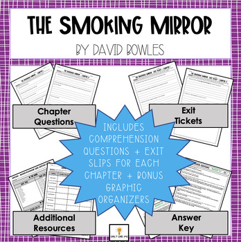 Preview of The Smoking Mirror by David Bowles - Whole Book Comprehension Bundle