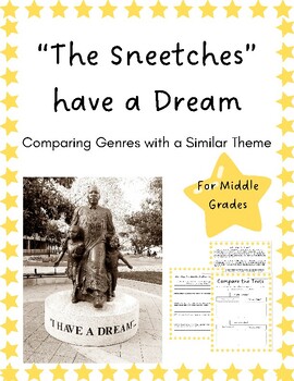 Preview of The Sneetches Have a Dream-Comparing Genres with a Similar Theme (MLK)