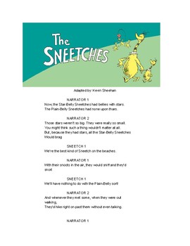 Preview of The Sneetches Theatre Script