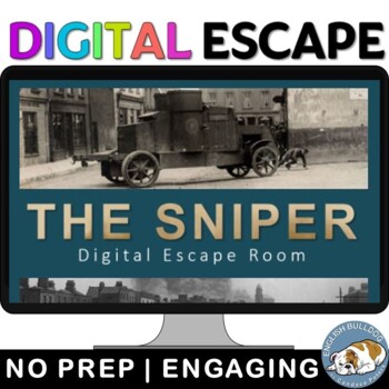 Preview of The Sniper by Liam O'Flaherty Digital Escape Room Review Game Activity