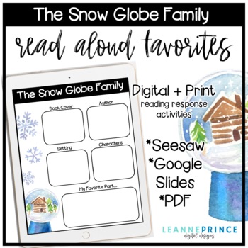 Preview of The Snow Globe Family Read-Aloud Digital Activities