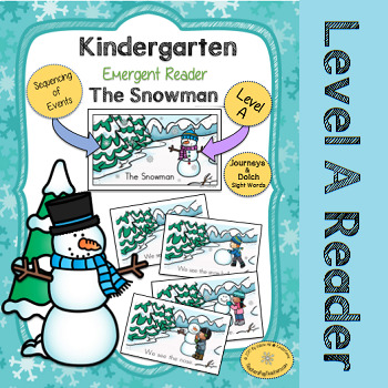 Preview of The Snowman - Kindergarten Level A Guided Reader