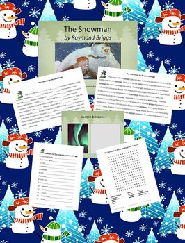 Preview of The Snowman by Raymond Briggs Bundle Supplemental Vocabulary Unit