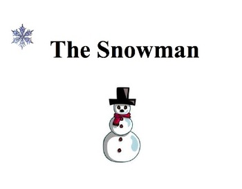 Preview of "The Snowman" poem and SMART board presentation